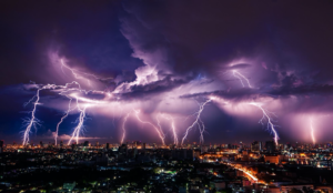 a lot of lightning